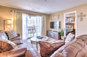 about 3 Mi to The Strip Branson Condo with Large Patio!